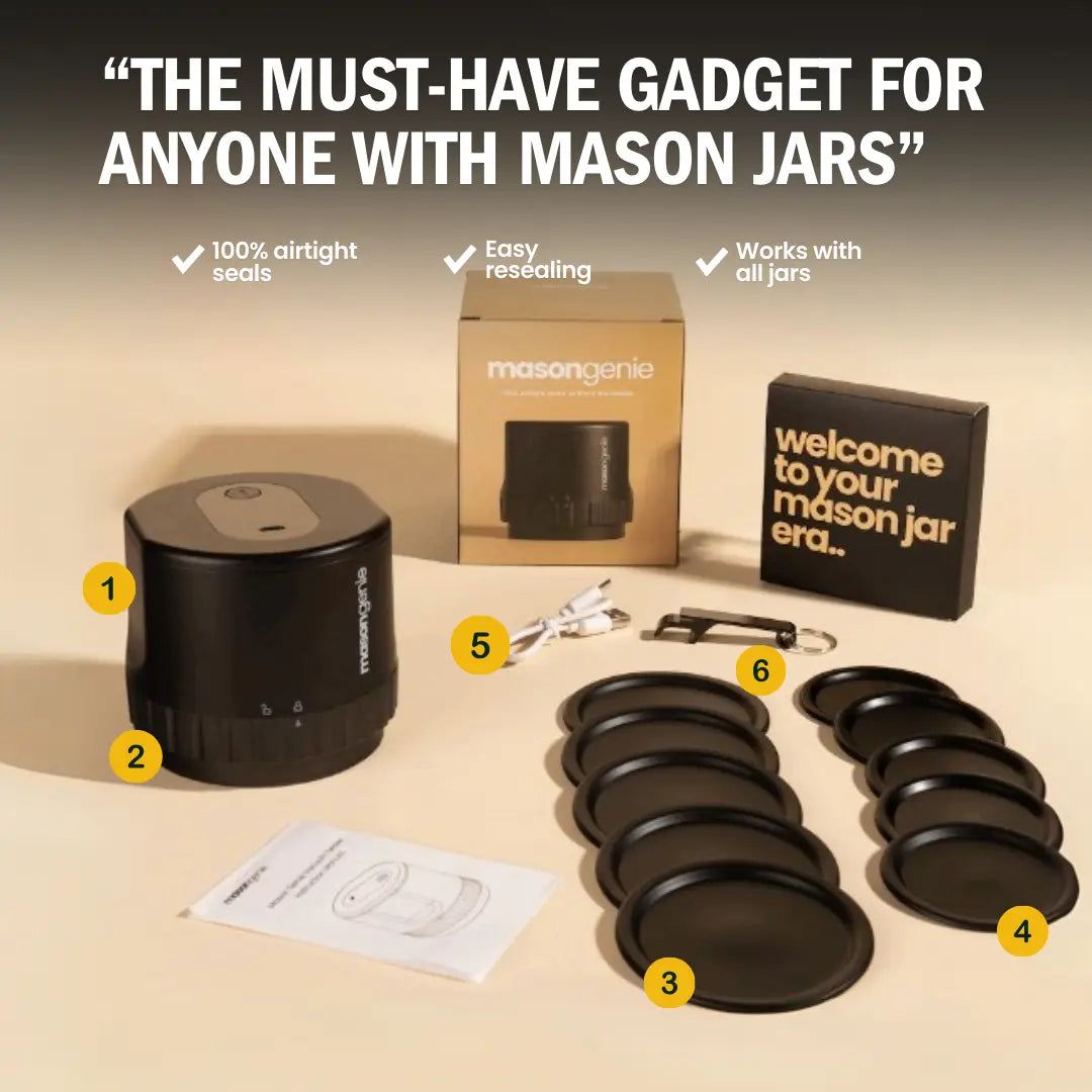 Mason Genie® Vacuum Sealer Kit