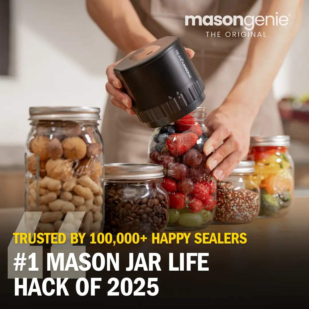 Mason Genie® Vacuum Sealer Kit + FREE Liquid Chalk Pens
