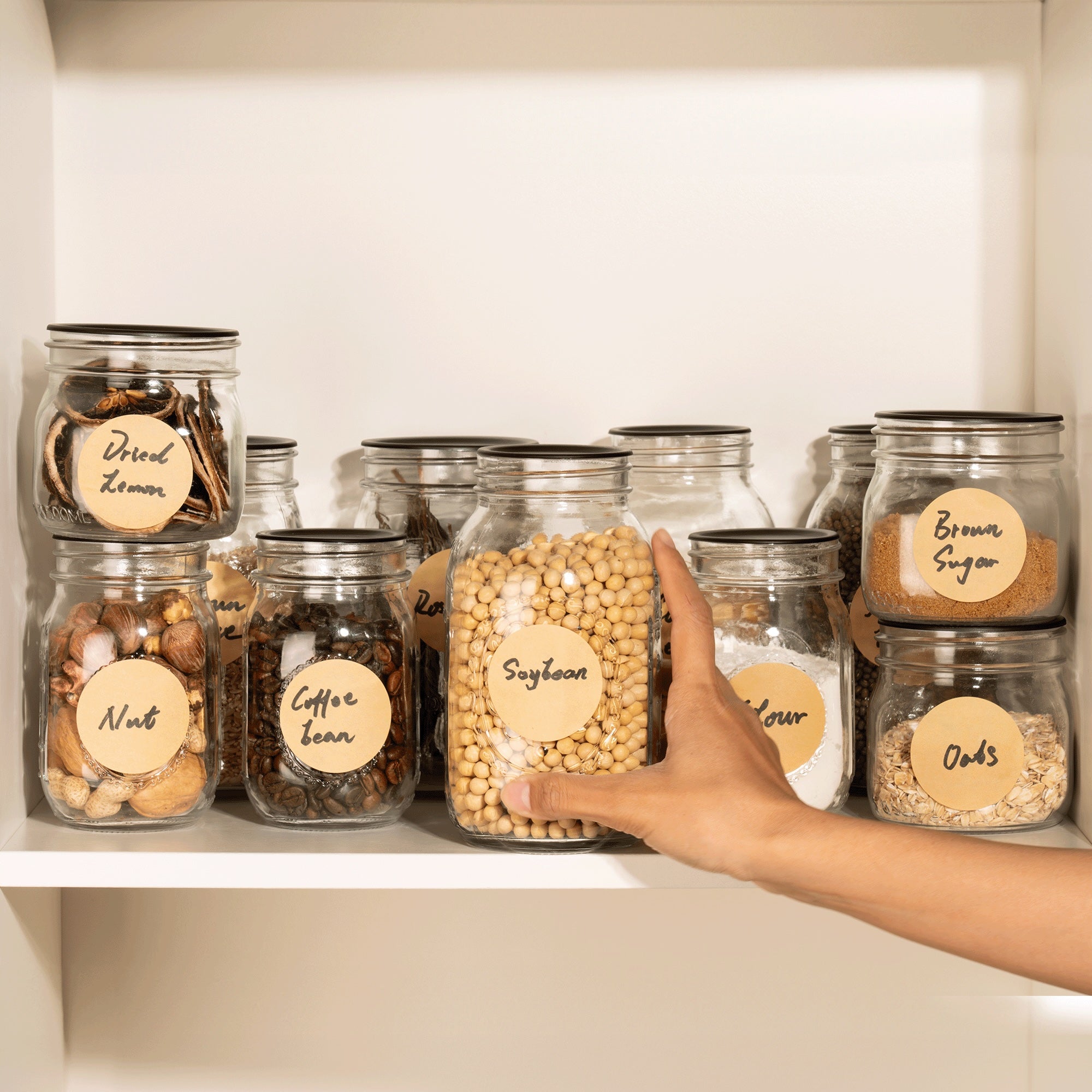 Kraft Labels (500 stickers)