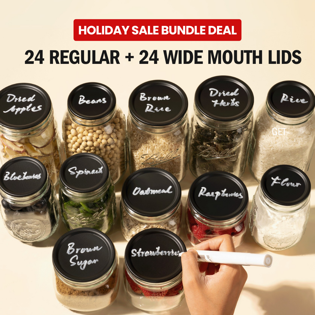 Chalkboard Top Lids Special Offer – Mason Genie Chalkboard Top Lids Special Offer – Mason Genie