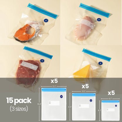 The Mini™ Reusable, MultiSeal Bags