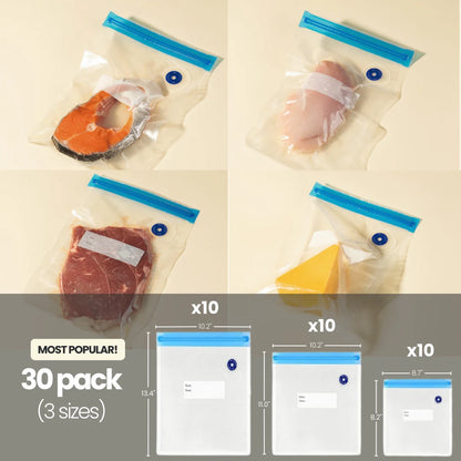 The Mini™ Reusable, MultiSeal Bags