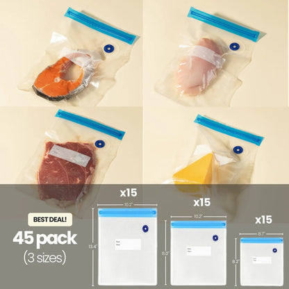 The Mini™ Reusable, MultiSeal Bags