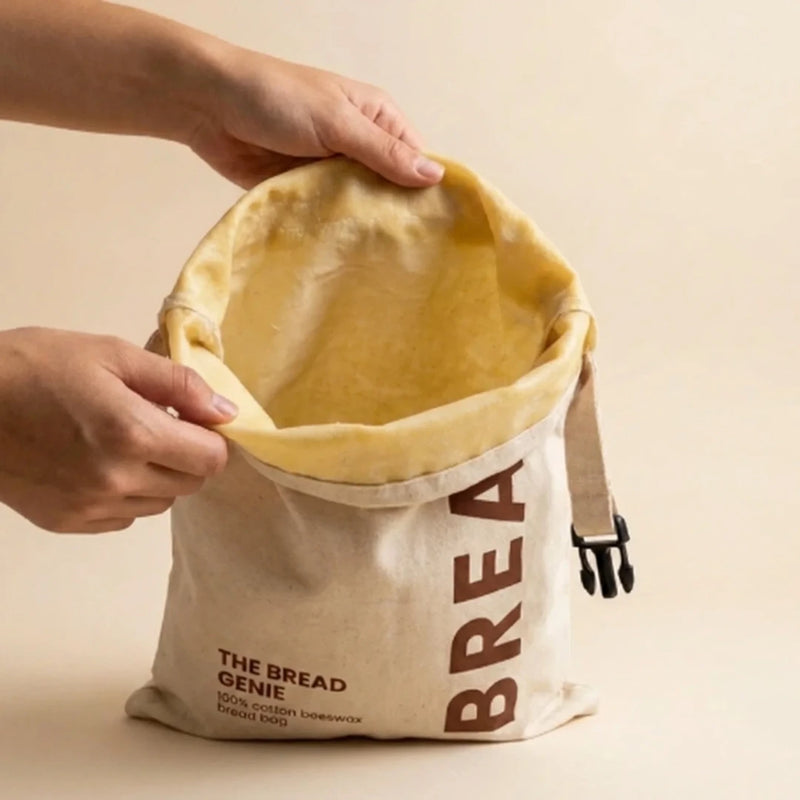 The Bread Genie - 100% Cotton-Beeswax Bread Bag