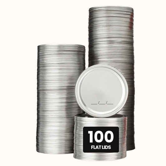 Mason Jar Lids (Box of 100 lids - Bulk Deal!)
