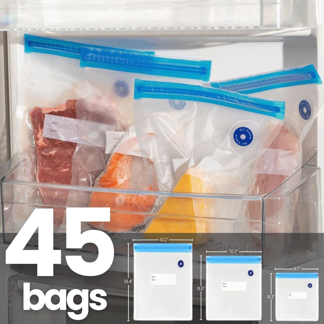 45 x MultiSeal Bags (3 sizes) - BEST DEAL!