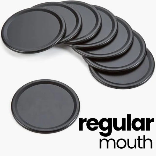 Chalkboard Top Mason Jar Lids (Regular - 12 set)